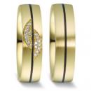 Trauringe Carbon von Weidner 76011 + 86011